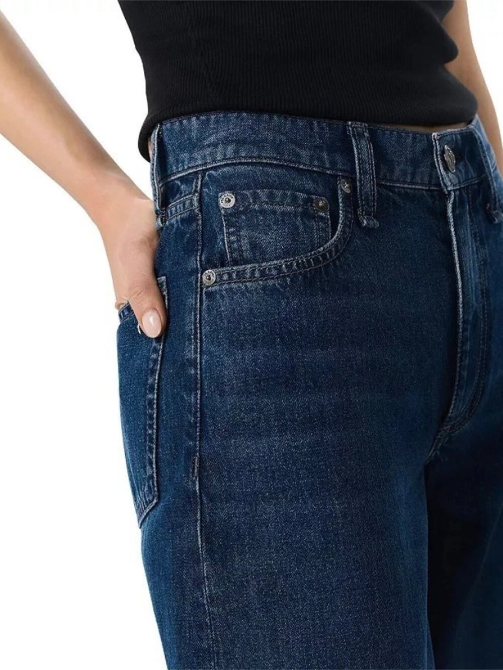 NWT Rag & Bone Sofie Jewel Cuff High Rise sz 27 $368 - Picture 4 of 9